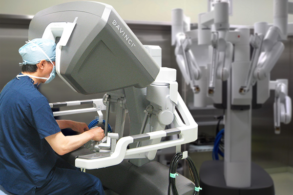 ロボット手術ダビンチでの手術